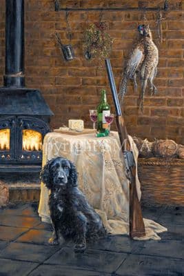 Cocker Spaniel Limited Edition Print 'A Well Earned Rest' by Paul Doyle