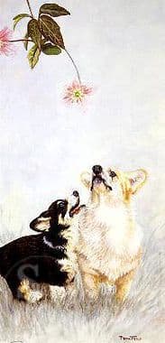 Corgi Limited Edition Print 'The Royal We' by Pippa Thew