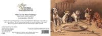 Dog Mixed Breed Christmas Cards 'Who Ate the Plum Pudding'?  by Cecil Aldin C459X