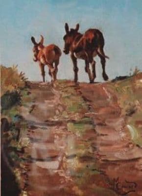 Donkey Limited Edition Print 'The Escape Committee' by Malcolm Coward