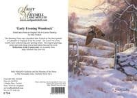 Early Evening Woodcock' Christmas Cards by John Trickett C724x