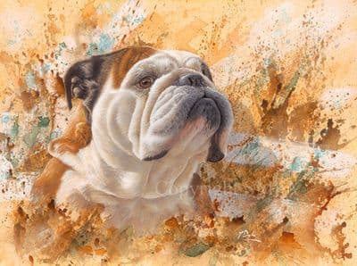 English Bull Dog Print 'The Full English' by Paul Doyle