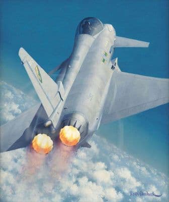 Eurofighter Limited Edition Print 'Raw Power' by Keith Woodcock