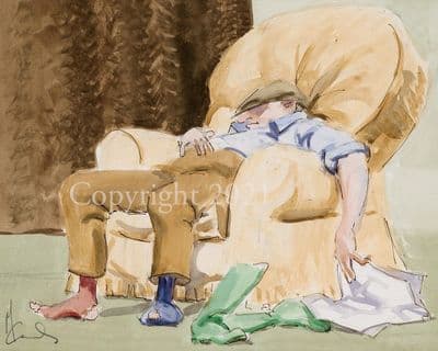 Farming Humorous Signed Open Edition 'The Management' by Malcolm Coward