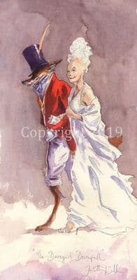 Fox Dressed Up Limited Edition Print 'The Dowagers Downfall' by Jonathan Walker