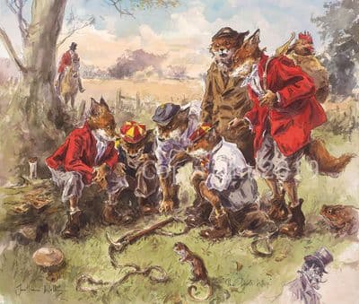 Fox Humorous Limited Edition Print 'The Devils Whip' by Jonathan Walker