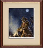 Fox Humorous Open Edition Print 'Day's Done' by Mick Cawston