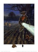 Fox Humorous Open Edition Print 'Saturday Night' by Mick Cawston