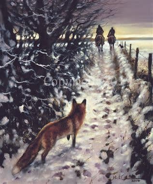 Fox Limited Edition Print 'Second Chance' by Mick Cawston