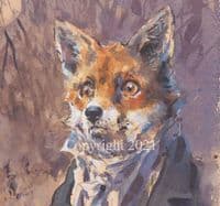 Fox Limited Edition Print 'Twilight' by Jonathan Walker