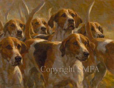 Foxhound Christmas Cards 'Great Expectations' by Frederick Haycock