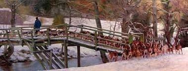 Foxhound Limited Edition Print 'Pied Piper' by Elizabeth Scrivener