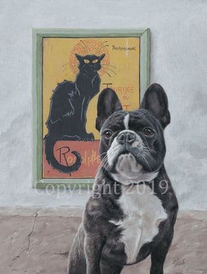 French Bulldog Original Painting 'A French Connection'by Paul Doyle