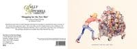 Funny Lady with a Full Shopping Cart Blank Greetings Card Shopping for 'The New Diet' D11