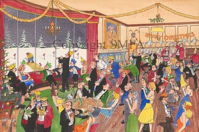 Golfing Funny Christmas Cards 'December Priorities' by Christopher Hope C488X