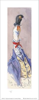 Goose Humorous Limited Edition Print 'High and Haughty' by Jonathan Walker