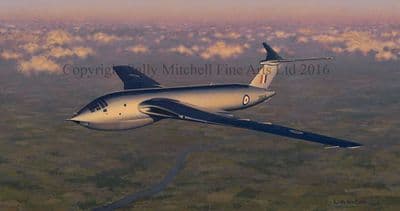 Handley Page Victor Limited Edition Print 'V Force Dawn- Victor' by Keith Woodcock