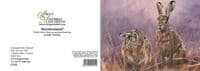 Hare Blank Greetings Card 'Harebrained!' by John Trickett C535