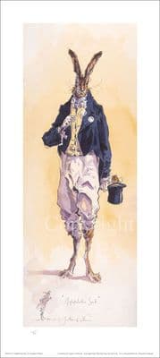 Hare Humorous Limited Edition Print ' Highfalutin Sort' by Jonathan Walker