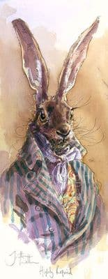 Hare Humorous Limited Edition Print 'Highly Refined' by Jonathan Walker