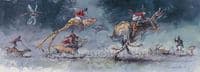 Hare Humorous Limited Edition Print 'The Midnight Chase' by Jonathan Walker