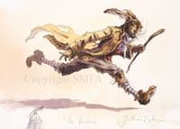 Hare Humorous Limited Edition Print 'The Vanisher' by Jonathan Walker