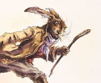 Hare Humorous Limited Edition Print 'The Vanisher' by Jonathan Walker