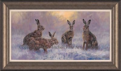 Hare Limited Edition Canvas Print 'The Dinner Party' by John Trickett