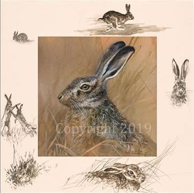 Hare Open Edition Print 'The Hare' by Mick Cawston