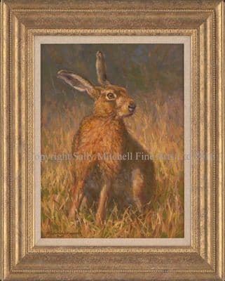 Hare Original Painting 'Study of A Brown Hare' by Frederick Haycock