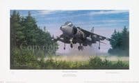 Harrier GR7 Limited Edition Print 'Upwards and Onwards' by Keith Woodcock