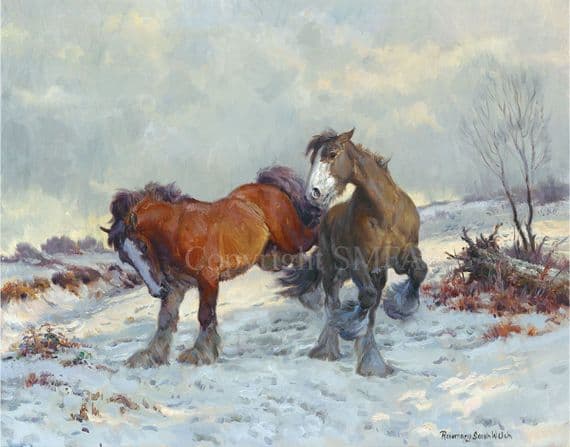 Heavy Horse Limited Edition 'Frolics' by Rosemary Welch