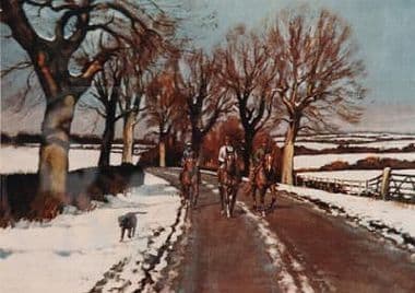 Horse Racing Exercising 'Christmas Morning' by Neil Cawthorne