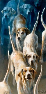 Hound Limited Edition Print 'Into the Light' by Mick Cawston