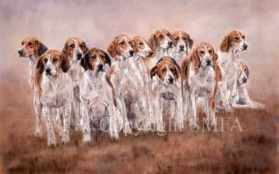 Hound Limited Edition Print 'The Dirty Dozen' by Debbie Gillingham