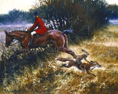 Hunting Funny Greetings Card 'Double Take' by Mick Cawston C136