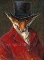 Hunting Humorous Open Edition Print 'The Master'  by Mick Cawston