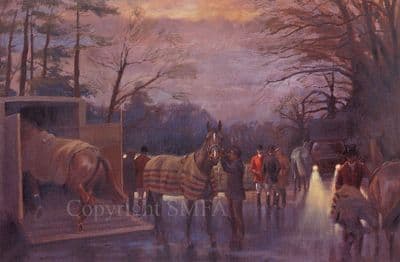 Hunting Limited Edition Print 'Boxing Up' by Neil Cawthorne