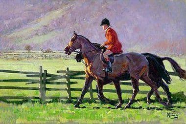 Hunting Limited Edition Print 'Bringing Back the Empties'  by Malcolm Coward