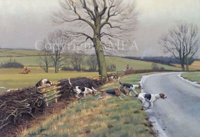 Hunting Limited Edition Print 'Full Cry' by Neil Cawthorne