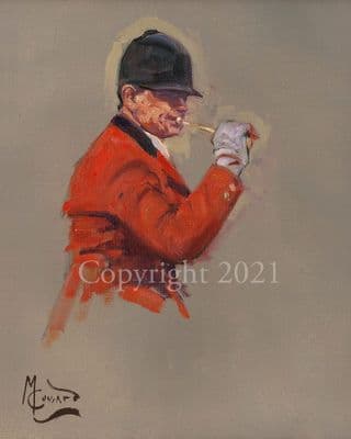 Hunting Limited Edition Print 'Last of The Season' by Malcolm Coward