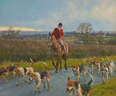 Hunting Limited Edition Print 'Onwards' by Frederick Haycock