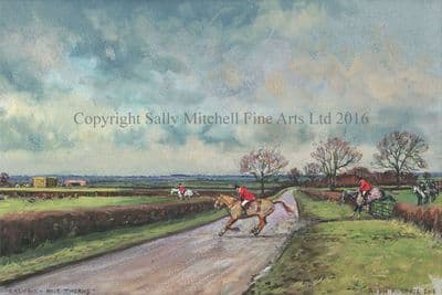 Hunting Limited Edition Print 'The Belvoir at Hose Thorns' by Robin Furness
