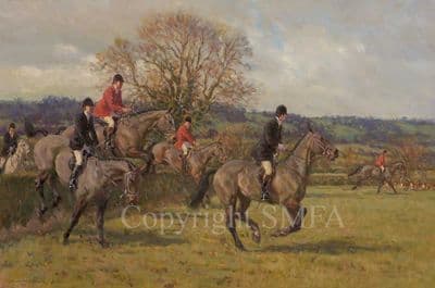 Hunting Limited Edition Print 'The Belvoir' by Frederick Haycock
