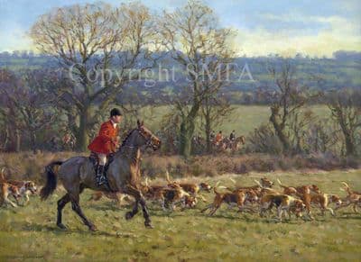 Hunting  Limited Edition Print 'The Duke of Rutland Hounds' by Frederick Haycock