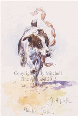 Jack Russell Humorous Limited Edition Print 'Plunder Jack' by Jonathan Walker