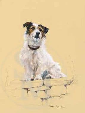 Jack Russell Limited Edition Print 'Viewing Point' by Debbie Gillinham