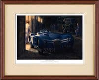 Jaguar Limited Edition Print 'Midnight at Merchiston' by Keith Woodcock