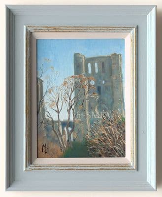 Kelso Abbey Original Oil by Malcolm Coward