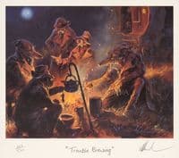 Lot 16. 'Trouble Brewing' Rare Ltd Print by Mick Cawston